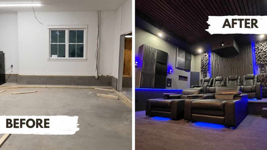 From Garage to Home Theater Glory: Kellen's Transformation Story - Dreamedia AV