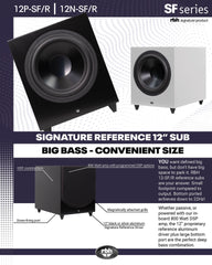 RBH Sound 12P-SF/R 800 Watt 12" Powered Subwoofer - Dreamedia AV