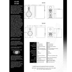 RBH Sound 61/AX Active Bookshelf Speakers (pair) - Dreamedia AV