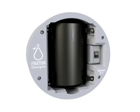 Sonos Era 100 Enclosure by Fruition Designs – Era 100 Compatible w/ Circular Grille Cover