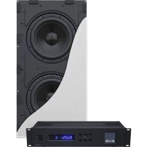 SVS Sound 3000 In-wall Subwoofer System - Dual 9" Subwoofer - Dreamedia AV