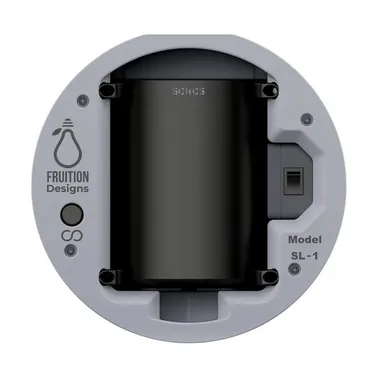 Sonos One Enclosure by Fruition Designs – Play:1, One, & SL Compatible w/ Circular Grille Cover